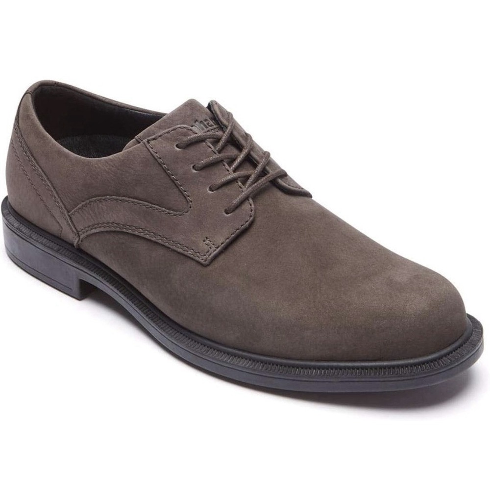Dunham Jericho Oxfords feature a brown nubuck leather upper Size‎ 15D Waterproof